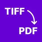 tiff to pdf converter android application logo